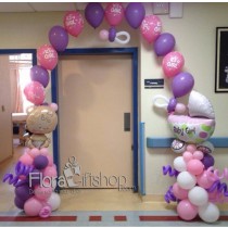 Newborn Girl Stroller Balloons