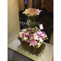 Big Flowers Basket