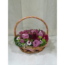 Purple Basket Flowers