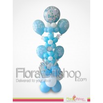 Cute  Blue Flowers Balloons
