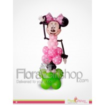 Mini Mouse in Pink Balloons