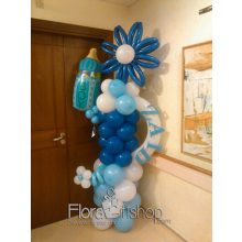 Flower for my baby Boy Balloons