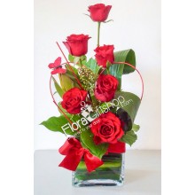 Red Dress Roses