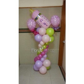 baby Girl Feeder Balloons