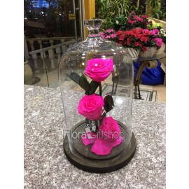3 Forever Roses - Medium Vase