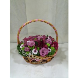 Purple Basket Flowers