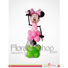 Mini Mouse in Pink Balloons