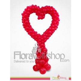 One Big Red Heart Balloons