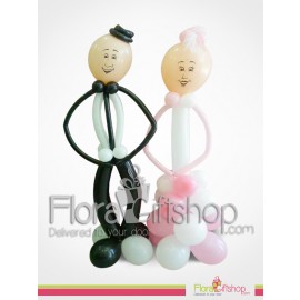 Bride & Groom Wedding Balloons