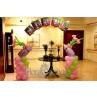 Two baby Feeders Arch Balloons