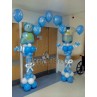 Lovely Blue Arch Balloons