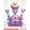 Huge Teddy Bear Heart on the Top Balloons