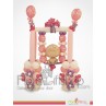 Stylish Baby Girl Swinging Balloons