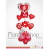 Red Ribbon Love Balloons