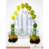 Two Green Aliens  Door Decoration Balloons