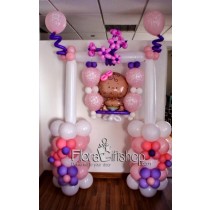 Crimson Baby Girl's Swing Balloons