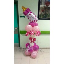 Pink Baby Girl Bottle