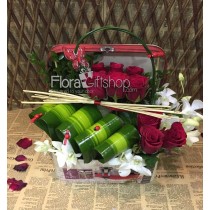 Mixed Roses in the Box 