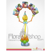 Happy Clown Birthday Balloons