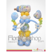 Big Baby boy bottle balloons