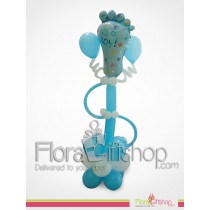 Blue Baby Feet Balloons