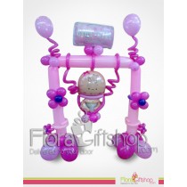 Baby Girl Swing Balloons