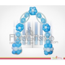 Blue & white Door Decoration