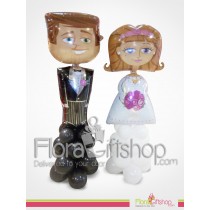 Happy Bride & Groom Balloons