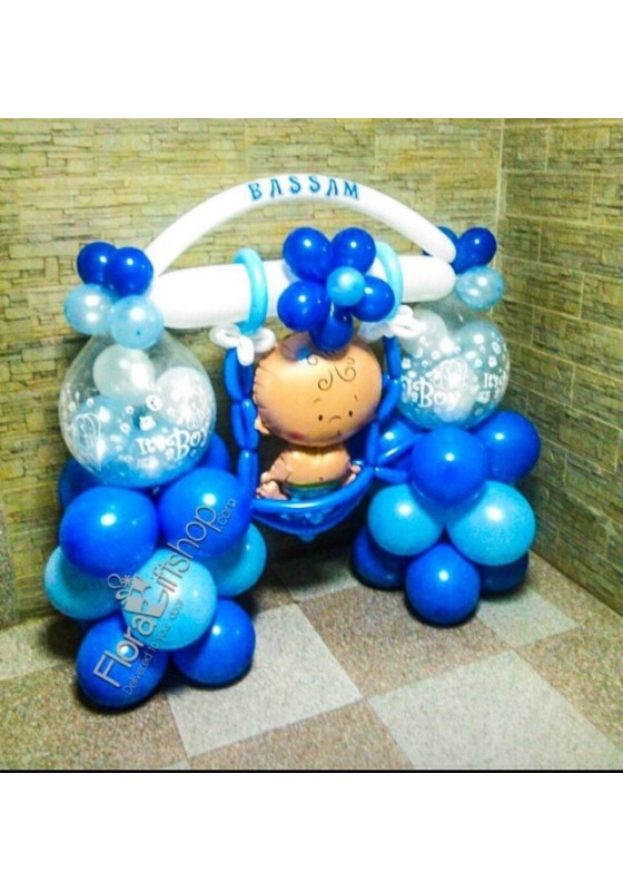 Blue Baby Swing Balloons
