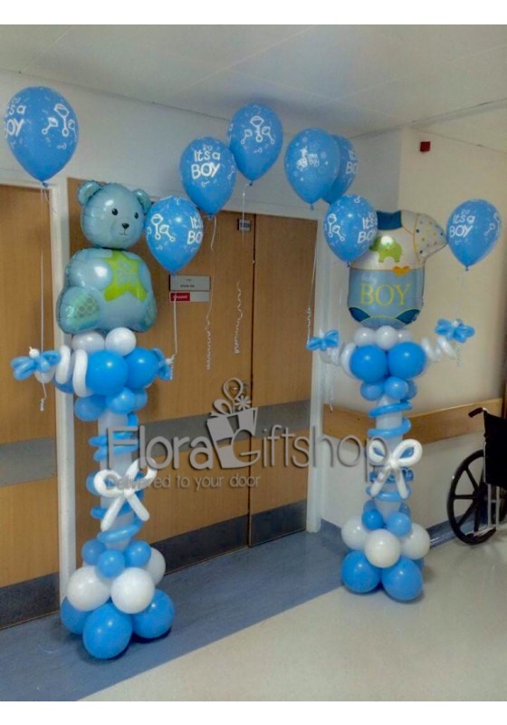Lovely Blue Arch Balloons
