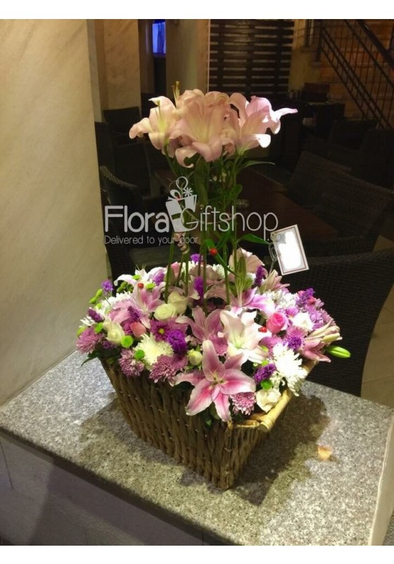 Big Flowers Basket