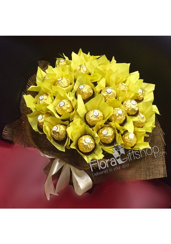Sunshine Ferrero Bouquet