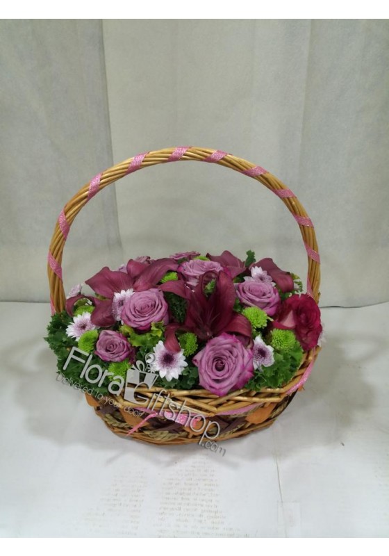 Purple Basket Flowers