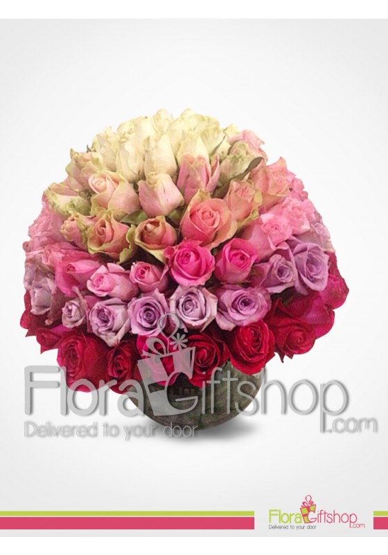Dome of Roses in a Vase