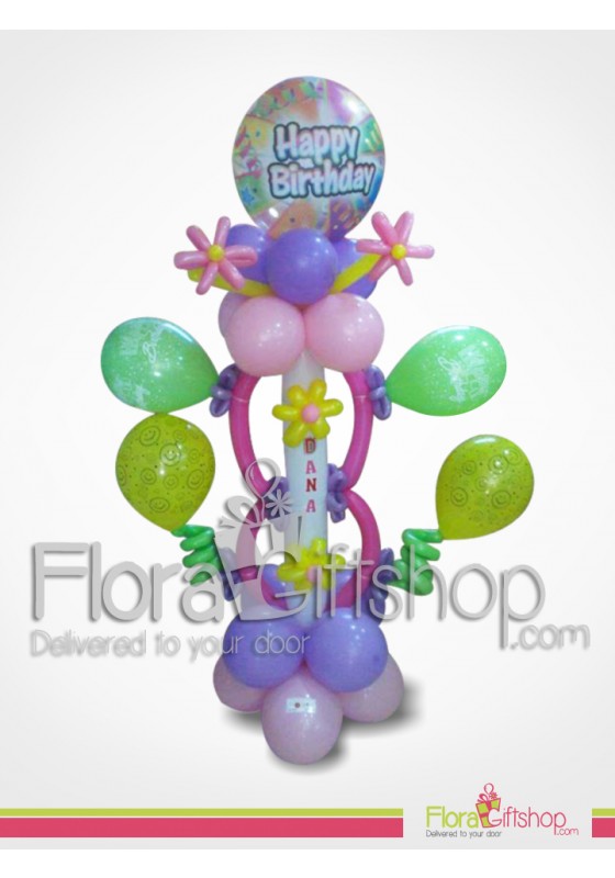 Cheerful Happy Birthday Balloons