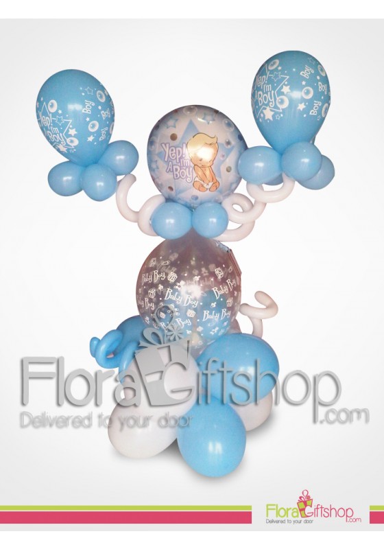 Yep I'm a Boy Balloons