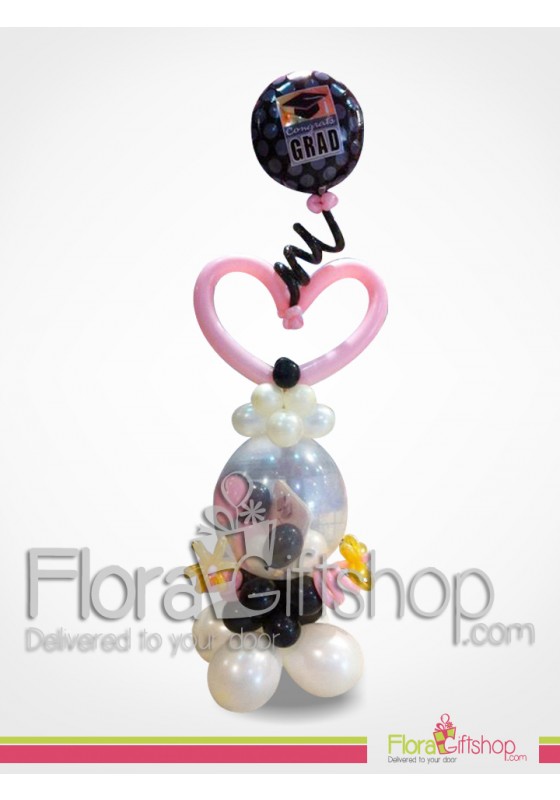 Congrats Heart Balloons