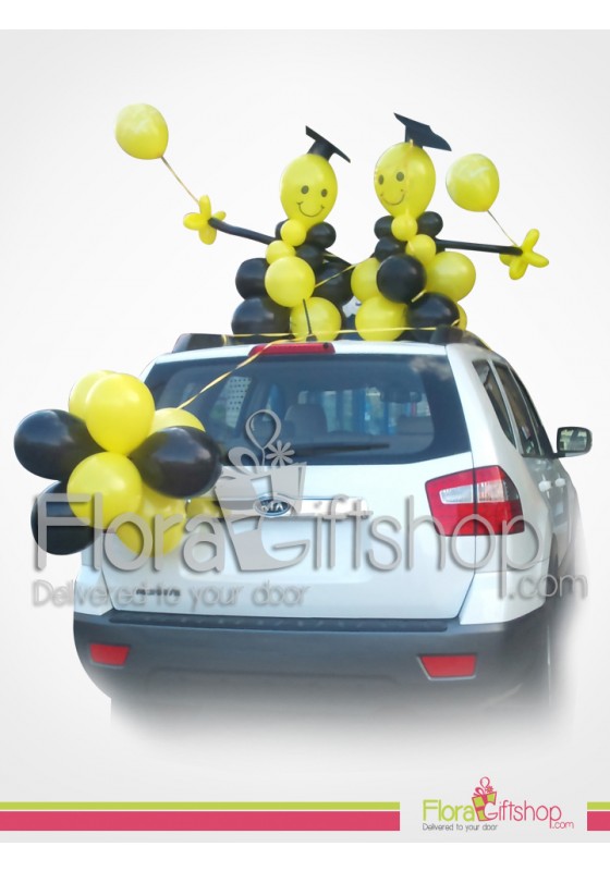 Two Graduated boys Balloons