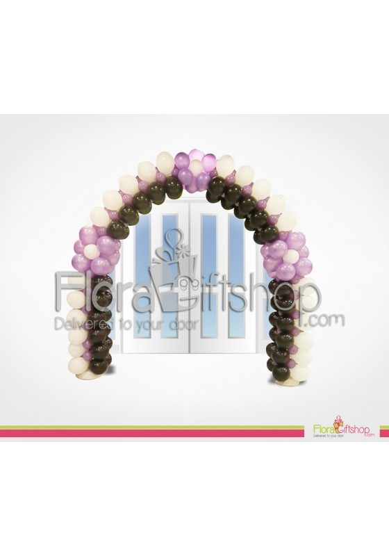 Stylish Purple Flower Balloons
