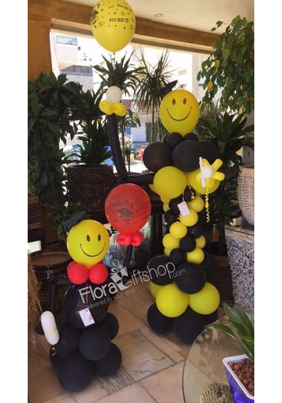 Two Graduates Balloons