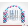 Blue And Pink Entrance Balloons