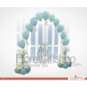 Stylish Blue & white Door Decoration